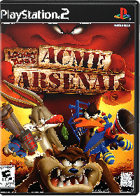 Looney Tunes Acme Arsenal PAL Playstation 2  box art